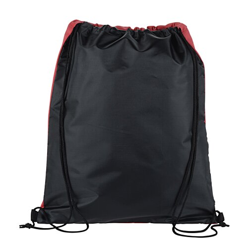 Additional Image 1 - a black bag with red trim
