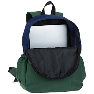 Additional Image 1 - a green and black backpack