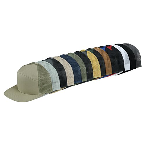 Additional Image 2 - a row of different colored hats