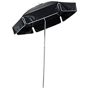 Additional Image 3 - a black umbrella with a white background