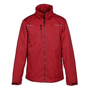 Additional Image 3 - a red jacket with a zipper
