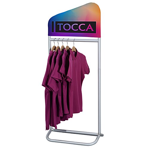 Additional Image 1 - a rack with clothes on it