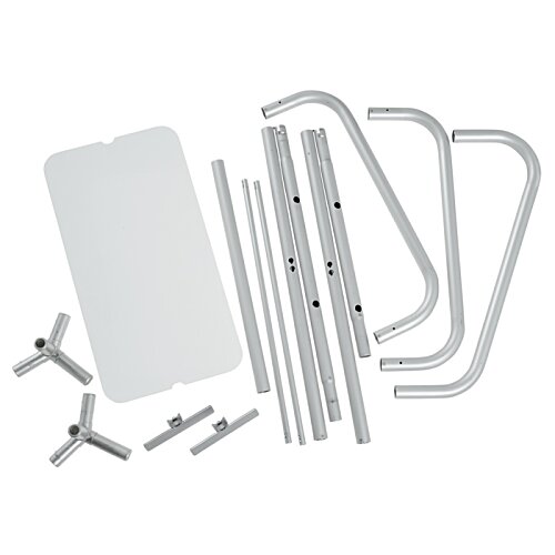 Additional Image 3 - a white plastic frame with metal parts