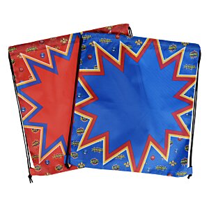 Additional Image 3 - a blue and red folded napkins
