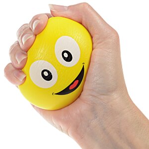 Additional Image 1 - a hand holding a yellow stress ball