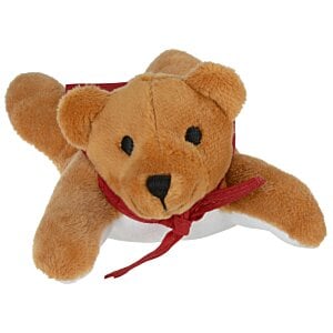 Additional Image 1 - a stuffed bear with a red ribbon