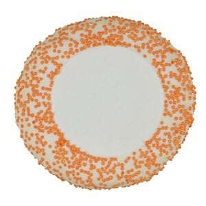 Additional Image 1 - a white and orange plate