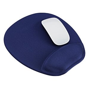 Additional Image 1 - a blue mouse pad with a white pad on it