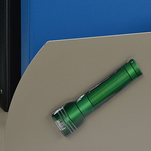 Additional Image 3 - a green flashlight on a table