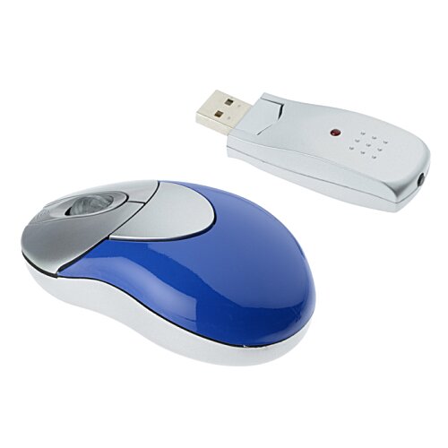 Additional Image 1 - a blue and white computer mouse
