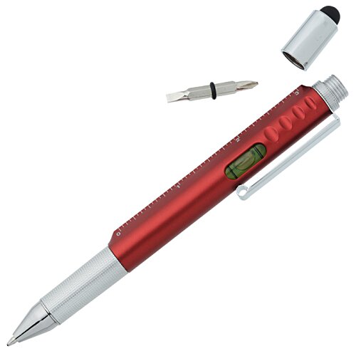 Additional Image 3 - a red pen with a white cap