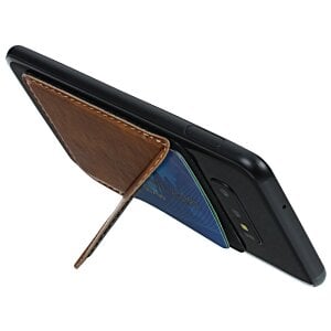 Additional Image 3 - a black and blue device with a wooden stand