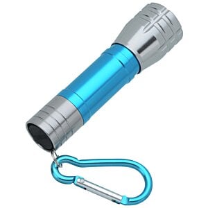 Additional Image 1 - a blue and silver flashlight