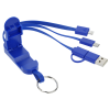 View Image 5 of 7 of Phone Stand Duo Charging Cable Keychain