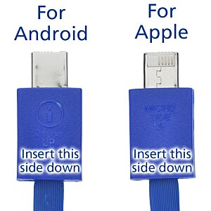 Additional Image 3 - a close up of a blue cable