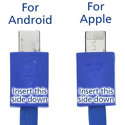 Additional Image 3 - a close up of a blue cable