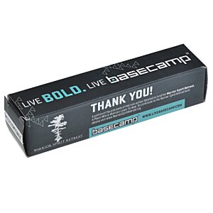 Additional Image 3 - a black rectangular object with blue text