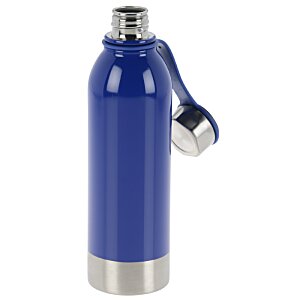 Additional Image 2 - a blue and silver water bottle