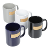 View Image 3 of 3 of Bamboo Accent Coffee Mug - 14 oz.