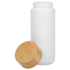 View Image 3 of 4 of Lexington Ceramic Bottle with Bamboo Lid - 10 oz.