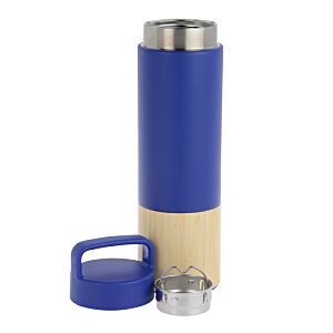 Additional Image 2 - a blue and tan thermos