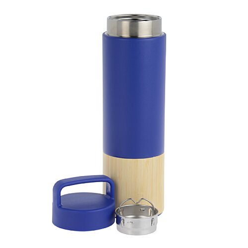 Additional Image 2 - a blue and tan thermos