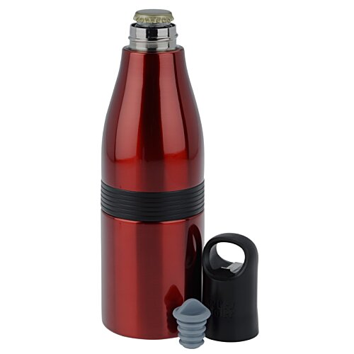 Additional Image 5 - a red water bottle with a black handle