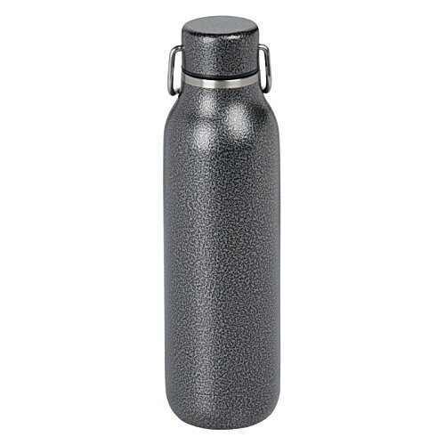 Additional Image 1 - a black water bottle with a lid
