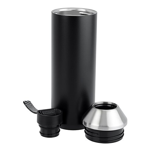 Additional Image 2 - a black cylindrical container with a silver lid