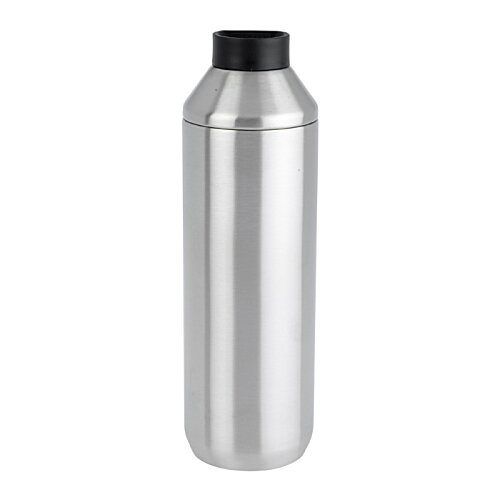 Additional Image 4 - a silver bottle with black lid
