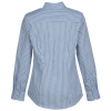 Additional Image 1 - a back view of a blue shirt