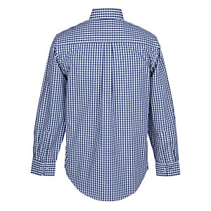 Additional Image 1 - a back of a blue shirt