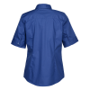 View Image 2 of 3 of Comfort Stretch Short Sleeve Poplin Shirt - Ladies'