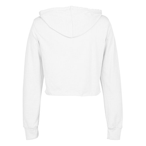Additional Image 1 - a white cropped hoodie