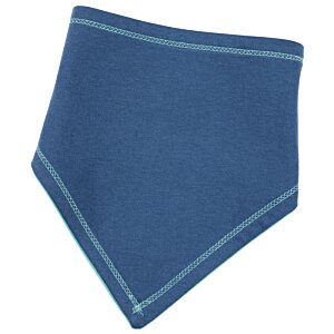 Additional Image 5 - a blue bandana with a white border