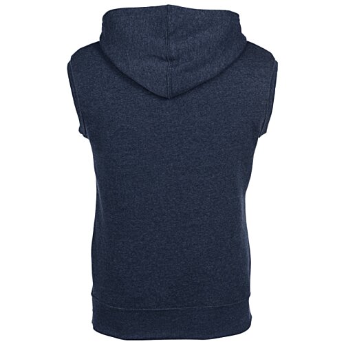 Additional Image 1 - a black sleeveless hoodie