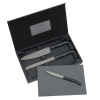 a set of knives in a box