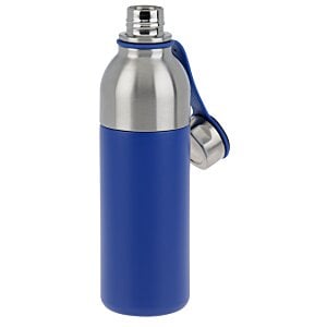 Additional Image 1 - a blue and silver water bottle