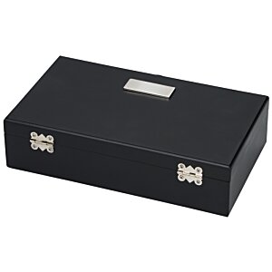 Additional Image 1 - a black box with silver handles
