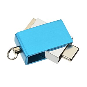 Additional Image 1 - a blue rectangular object with a key chain