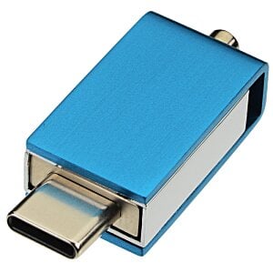 Additional Image 2 - a blue rectangular object with a usb stick