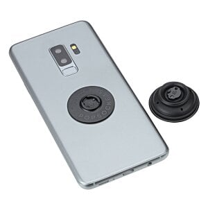 Additional Image 2 - a white cell phone with a black cover