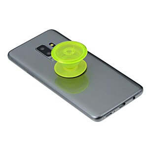 Additional Image 3 - a phone with a yellow pop socket