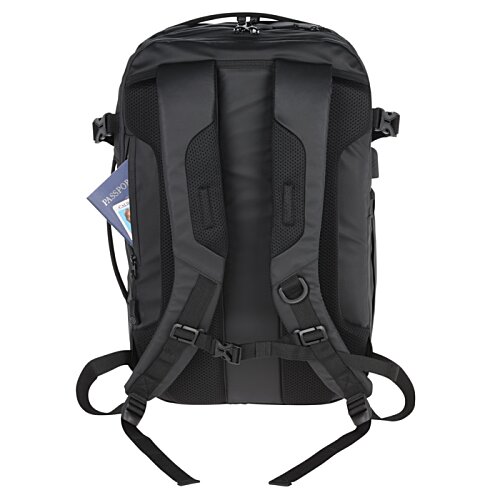 Additional Image 2 - a black backpack with straps