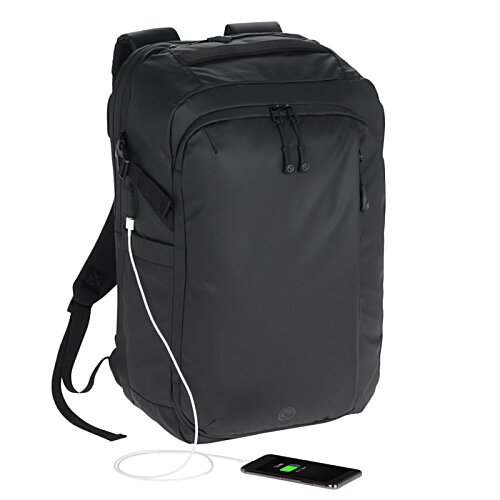 Additional Image 4 - a black backpack with a remote control