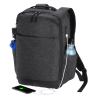 Additional Thumbnail Image 2 - a black backpack with a cell phone and a bottle