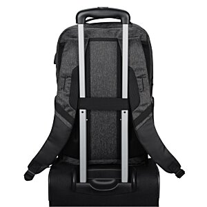 Additional Image 4 - a back of a black backpack