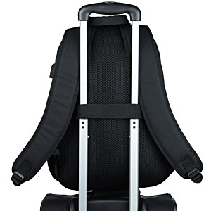 Additional Image 1 - a black chair with silver legs