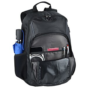 Additional Image 2 - a black backpack with tools in it