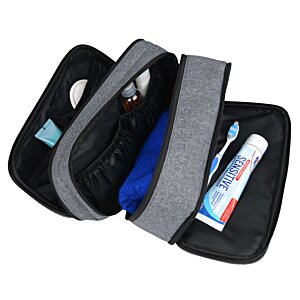 Additional Image 1 - a black and grey pouch with a strap